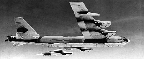 A B-52 Nuclear Strike Bomber on patrol